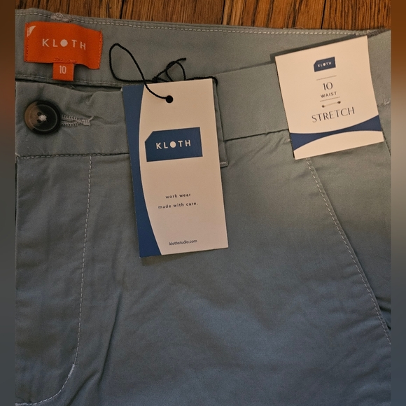 Kloth size 10 cotton stretch pants NWT - Picture 2 of 3